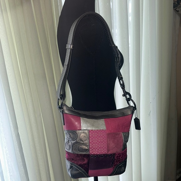 Coach Patchwork Shoulder Bag - Picture 8 of 12